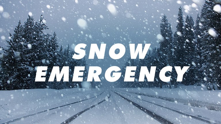 Snow Emergency, effective Sunday, February 22, 2026, at 6:00 AM
