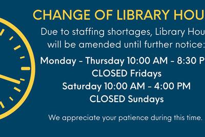 Northampton Township Library New Hours