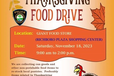 Northampton Township Thanksgiving Food Drive