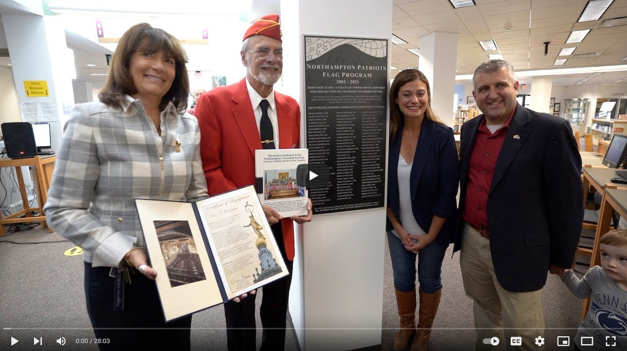 2022 Northampton Twp. Veterans Advisory Commission Veterans Day Ceremony
