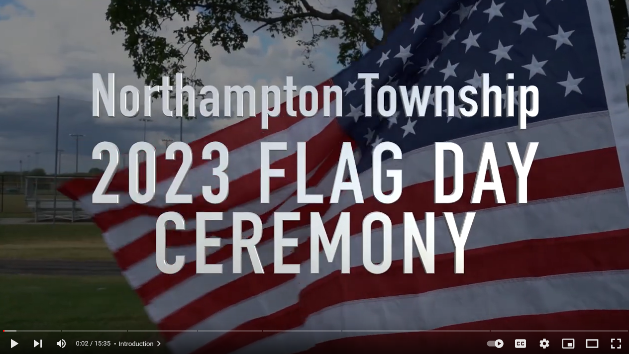 2023 Northampton Twp. Flag Day Ceremony