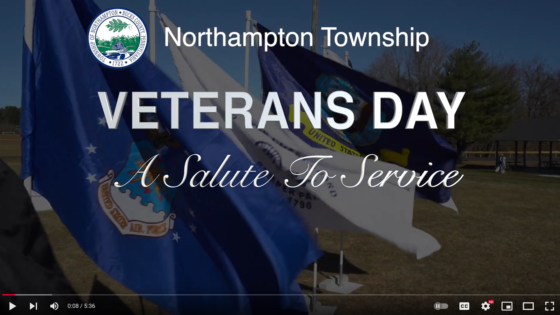 2024 Northampton Township Veterans Day Ceremony - November 9, 2024