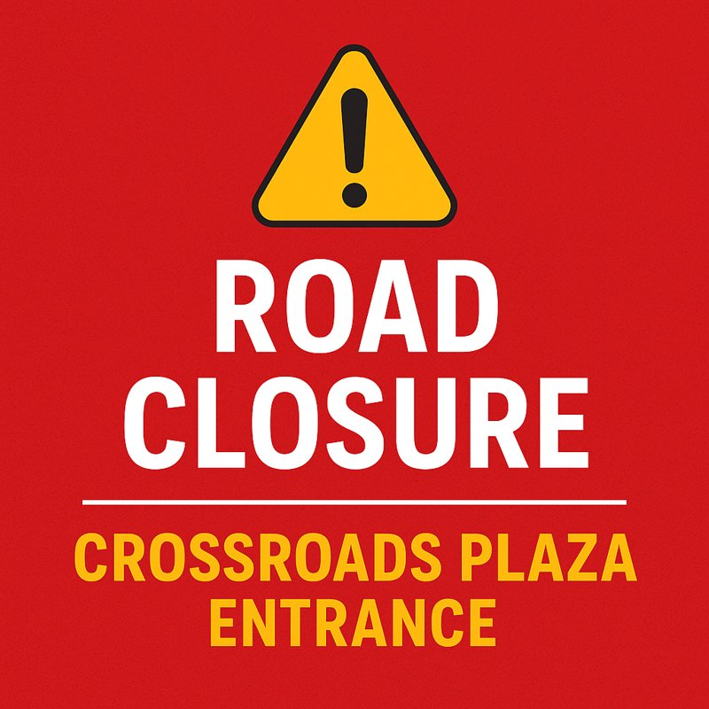 Crossroads Plaza Road Closure Website