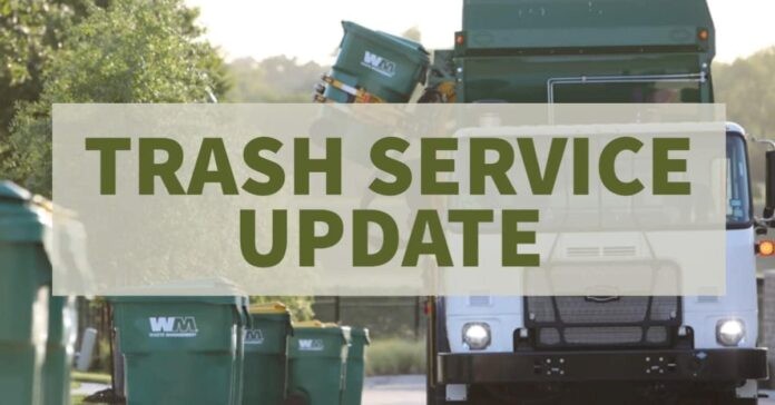 Trash Service Delay Notice-January 26, 2026