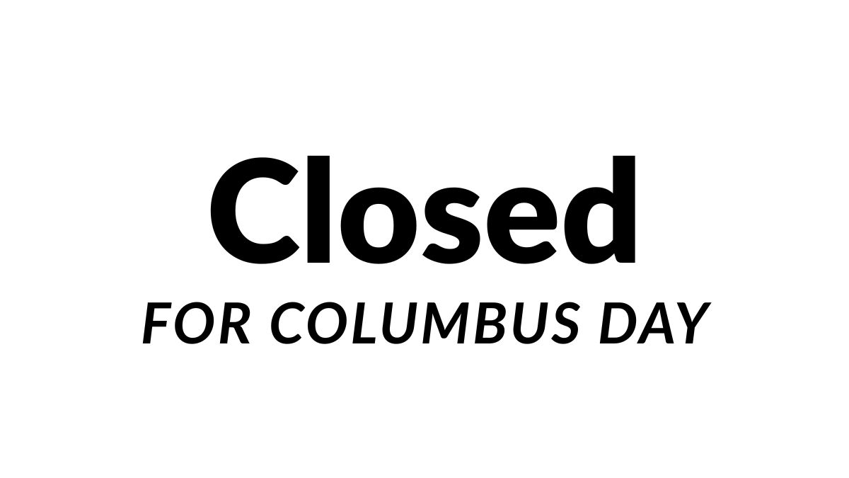 Township Administration Building Closed Monday, October 12, 2026