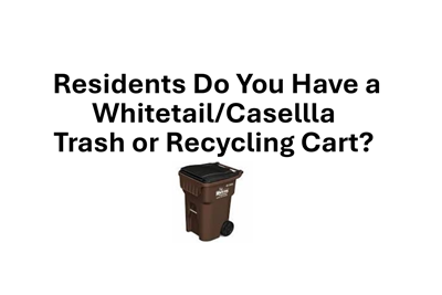 NOTICE TO RESIDENTS: TRASH & RECYCLING CART REPLACEMENT